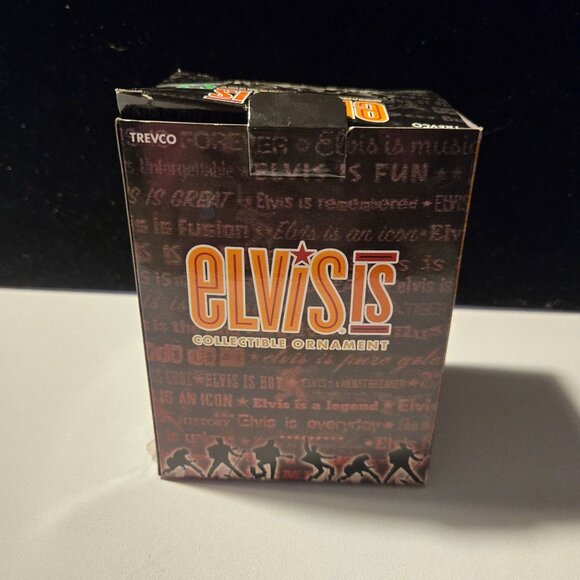 Elvis Presley Live In Las Vegas Collectible Ornament With Mirror Back & Box - Picture 10 of 10